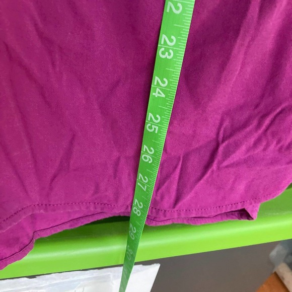 J Jill Shirt‎ Womens Sz M Tunic Purple Collared Long Sleeve Pullover Top Buttons - Picture 8 of 8